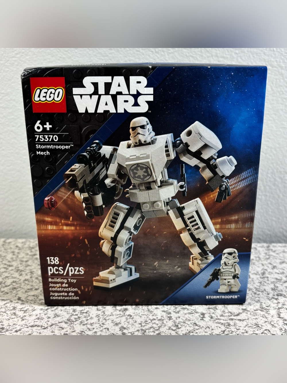 LEGO 75370 Star Wars Stormtrooper Mech Retired Set Kit